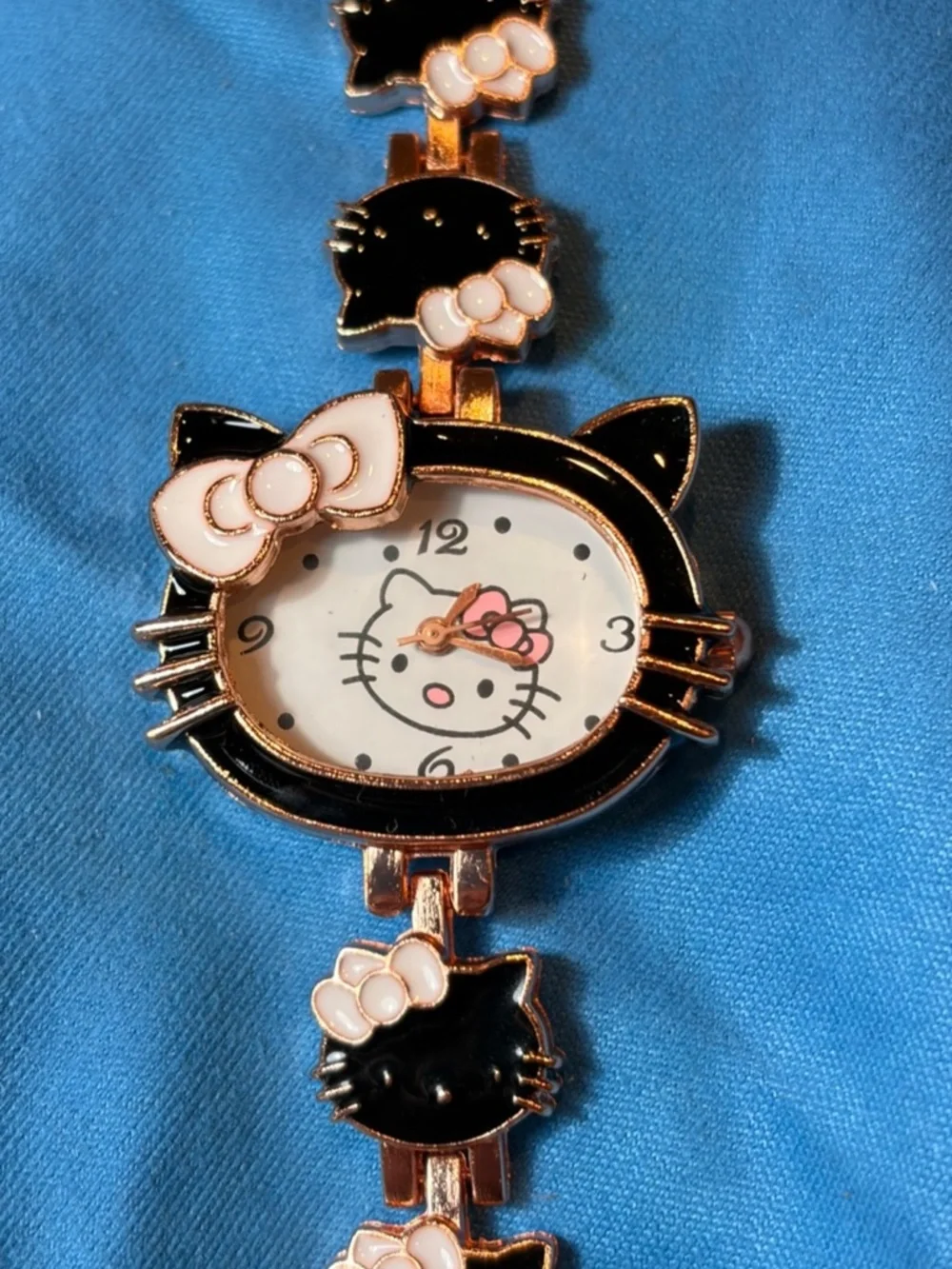 Hello Kitty Watch - New, Black Color, 8” #206501298687